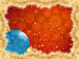 Image showing Merry Christmas Elegant Background. EPS 8