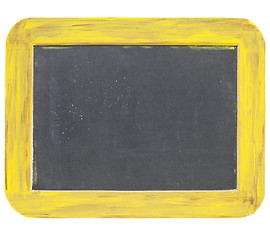 Image showing blank slate blackboard sign