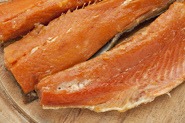 Image showing smoked Yukon salmon