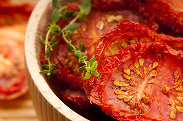 Image showing Italian sun dried tomatoes