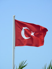 Image showing flag of Turkey