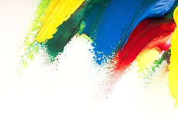 Image showing mixing paints. background 