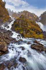 Image showing Laatefoss in Odda