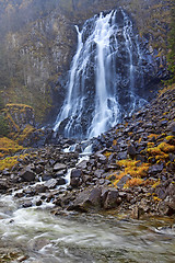 Image showing Laatefoss in Odda