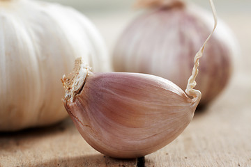 Image showing garlic macro