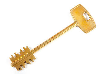 Image showing gold key