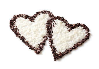 Image showing chocolate hearts