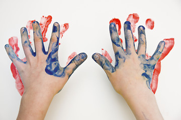 Image showing Fingerpaint