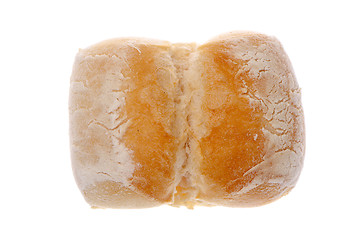 Image showing White wheat round bread 