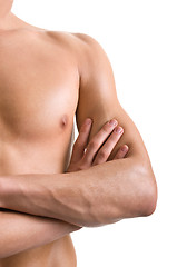 Image showing shoulder and arm naked male body