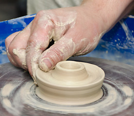 Image showing pottery handmade