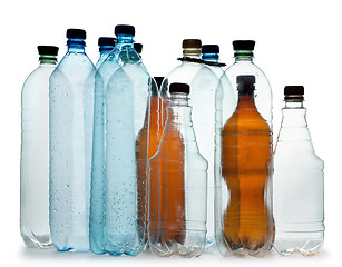 Image showing simple plastic bottles