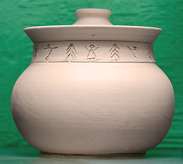 Image showing pottery handmade