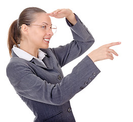 Image showing office manager (reception desk worker) 