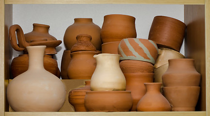 Image showing pottery handmade