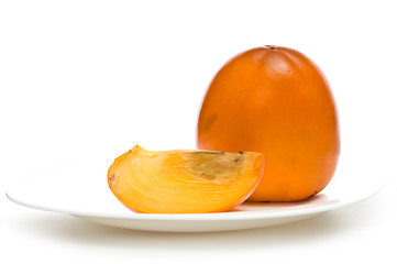 Image showing fruit juicy persimmons 