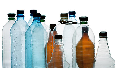 Image showing simple plastic bottles