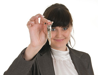 Image showing young woman in office attire. 