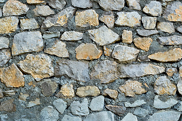 Image showing texture of ancient stone wall