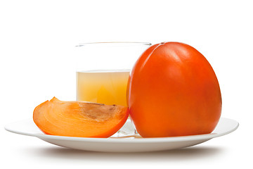 Image showing fruit juicy persimmons 