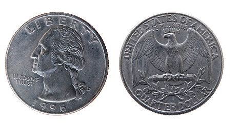 Image showing 25 cents U.S.