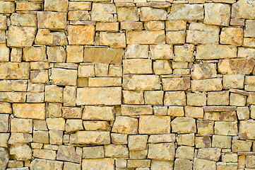 Image showing texture of ancient stone wall