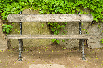 Image showing park bench 