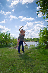 Image showing portrait of love in nature