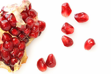 Image showing One simple pomegranate