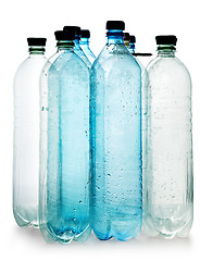 Image showing simple plastic bottles