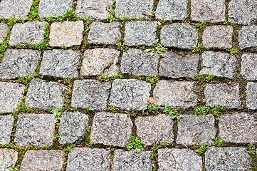 Image showing cobble stone pavers 