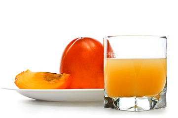 Image showing fruit juicy persimmons 