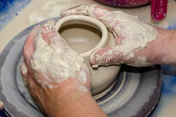 Image showing pottery handmade