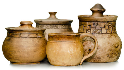 Image showing pottery handmade