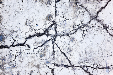 Image showing scenic crack in concrete