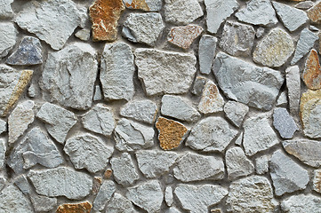 Image showing texture of ancient stone wall