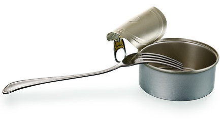Image showing empty tin can