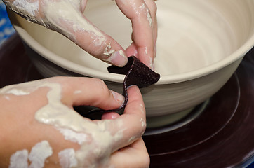 Image showing pottery handmade