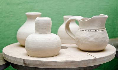 Image showing pottery handmade