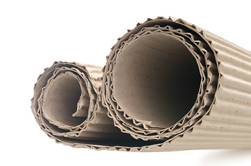 Image showing corrugated cardboard 