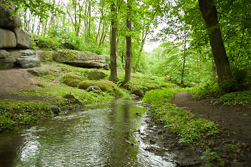 Image showing scenic boulders 