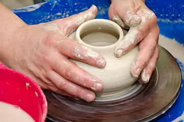 Image showing pottery handmade