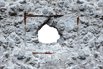 Image showing hole in the concrete