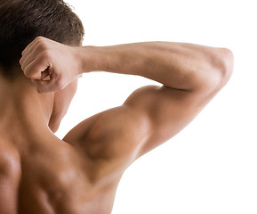 Image showing shoulder and arm naked male body