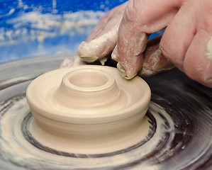 Image showing pottery handmade