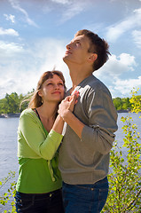 Image showing portrait of love in nature