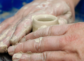 Image showing pottery handmade