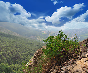 Image showing  view from the mountains