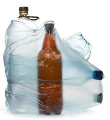 Image showing simple plastic bottles