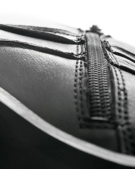 Image showing Black Men's leather shoes 
